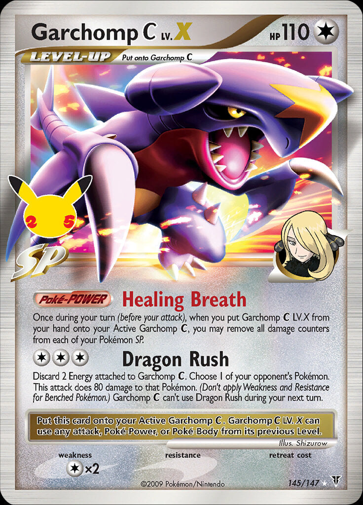 Garchomp C LV.X (145/147) [Celebrations: 25th Anniversary - Classic Collection] - Destination Retro