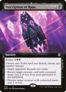 Inscription of Ruin (Extended Art) [Zendikar Rising] - Destination Retro