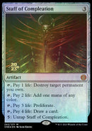 Staff of Compleation [Phyrexia: All Will Be One Prerelease Promos] - Destination Retro