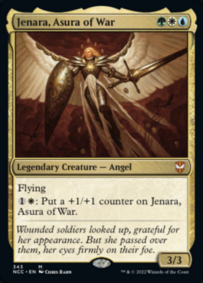 Jenara, Asura of War [Streets of New Capenna Commander] - Destination Retro