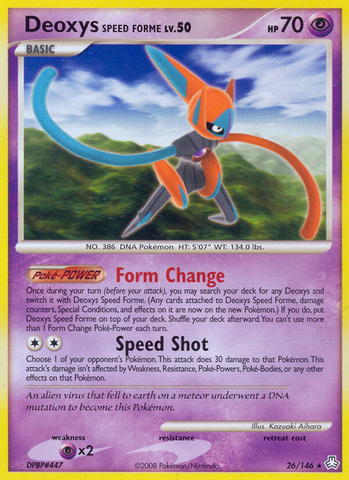 Deoxys Speed Forme (26/146) [Diamond & Pearl: Legends Awakened] - Destination Retro