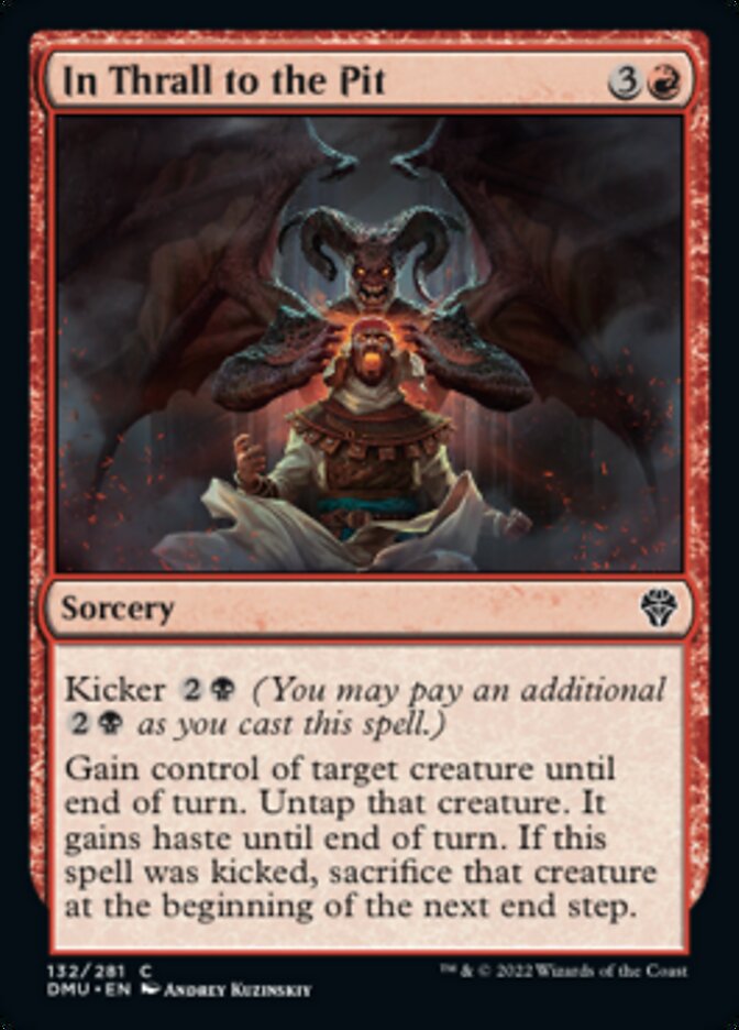 In Thrall to the Pit [Dominaria United] - Destination Retro