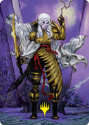 The Wandering Emperor 1 Art Card (Gold-Stamped Signature) [Kamigawa: Neon Dynasty Art Series] - Destination Retro