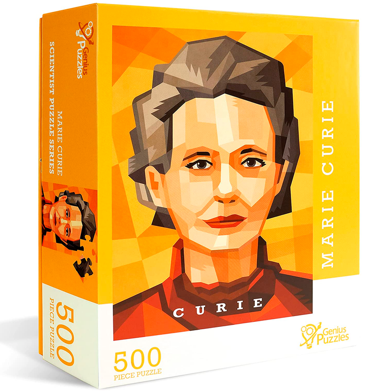 PUZZLES - Scientist Puzzle Series - Marie Curie - 500 PIECES - Destination Retro