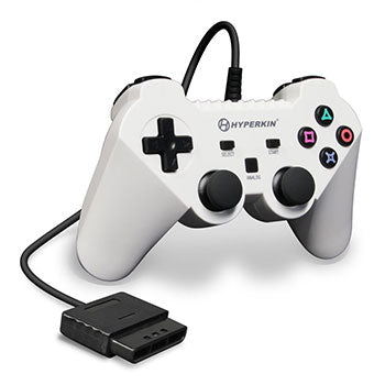 Hyperkin PS2 Warrior Premium Controller (White) - Destination Retro