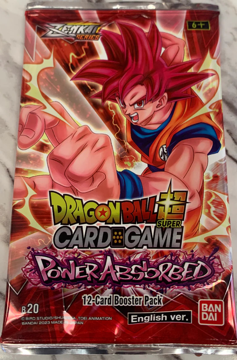 DRAGON BALL SUPER - POWER ABSORBED - BOOSTER PACK - Destination Retro