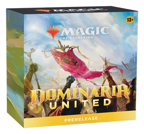 MTG - DOMINARIA UNITED - PRERELEASE PACK (+1 BONUS BOOSTER PACK) (Available September 2nd) - Destination Retro