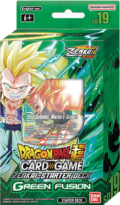 DRAGON BALL SUPER - STARTER DECK  - GREEN FUSION - Destination Retro
