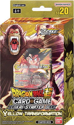 DRAGON BALL SUPER - STARTER DECK  - YELLOW TRANSFORMATION - Destination Retro