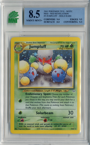 MNT - 8.5 - Jumpluff - Holo Rare - Neo Revelation - Destination Retro