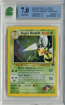 MNT - 7.0 -  Koga's Beedrill - Holo Rare - Gym Challenge - Destination Retro