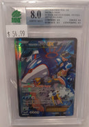 MNT - 8.0 -Team Aqua's Kyogre - EX Full Art Ultra Rare Double Crisis - Pokemon TCG XY Series - Destination Retro