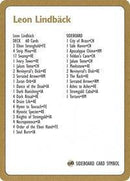 1996 Leon Lindback Decklist Card [World Championship Decks] - Destination Retro