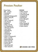 1996 Preston Poulter Decklist Card [World Championship Decks] - Destination Retro