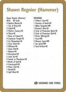1996 Shawn "Hammer" Regnier Decklist Card [World Championship Decks] - Destination Retro