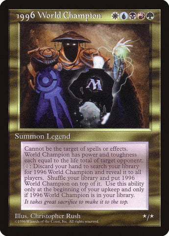 1996 World Champion [Celebration Cards] - Destination Retro