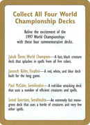 1997 World Championships Ad [World Championship Decks 1997] - Destination Retro