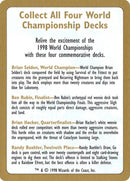 1998 World Championships Ad [World Championship Decks 1998] - Destination Retro