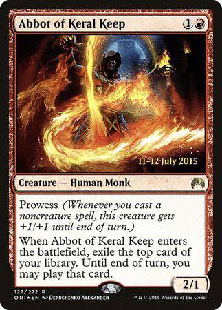 Abbot of Keral Keep [Magic Origins Promos] - Destination Retro