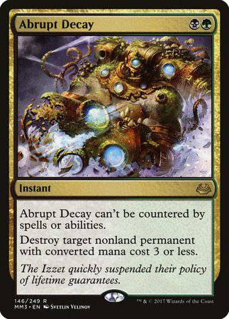 Abrupt Decay [Modern Masters 2017] - Destination Retro