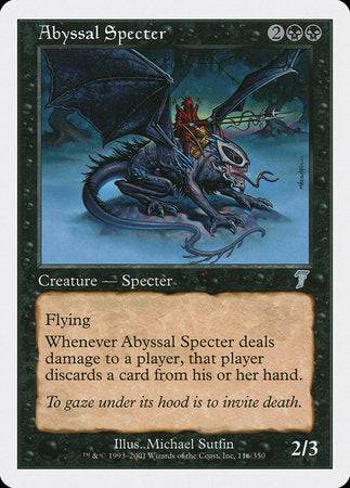 Abyssal Specter [Seventh Edition] - Destination Retro