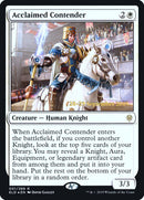 Acclaimed Contender  [Throne of Eldraine Prerelease Promos] - Destination Retro