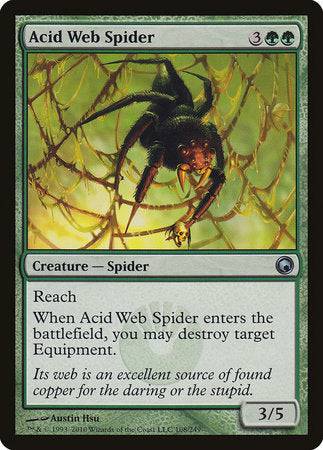 Acid Web Spider [Scars of Mirrodin] - Destination Retro