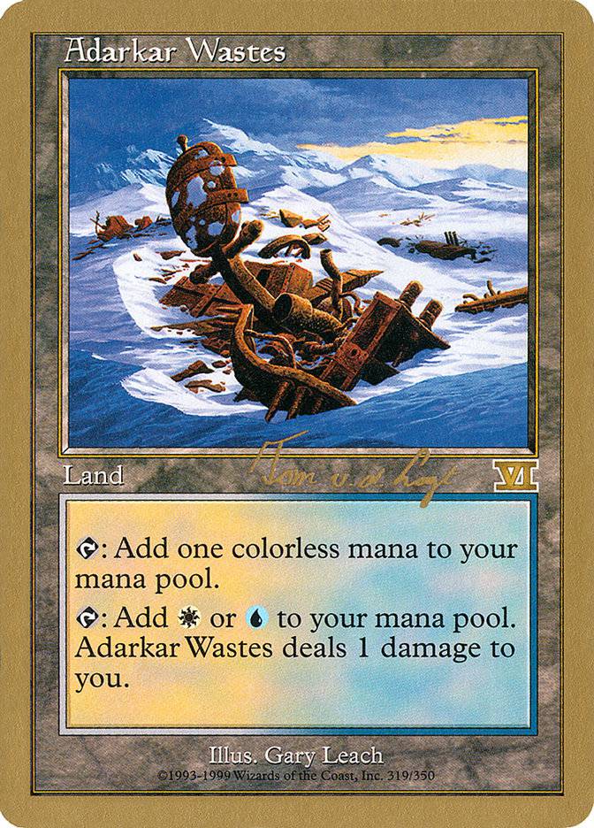 Adarkar Wastes (Tom van de Logt) [World Championship Decks 2000] - Destination Retro
