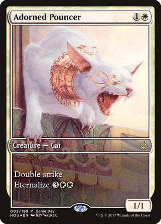 Adorned Pouncer [Hour of Devastation Promos] - Destination Retro