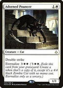 Adorned Pouncer [Hour of Devastation Promos] - Destination Retro