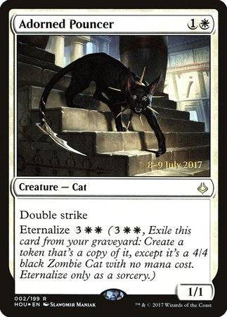 Adorned Pouncer [Hour of Devastation Promos] - Destination Retro