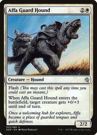 Affa Guard Hound [Duel Decks: Zendikar vs. Eldrazi] - Destination Retro