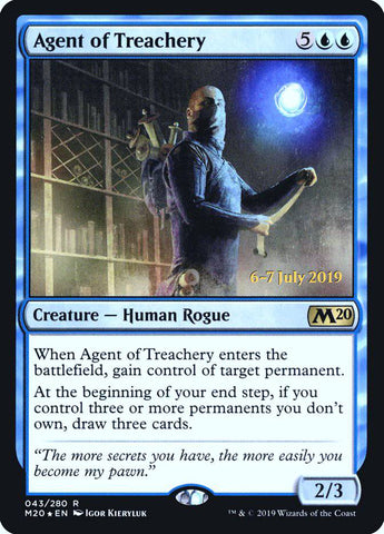 Agent of Treachery  [Core Set 2020 Prerelease Promos] - Destination Retro