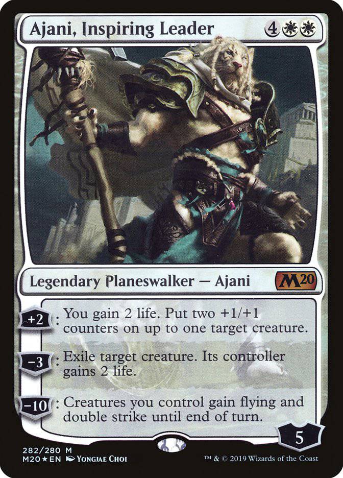 Ajani, Inspiring Leader [Core Set 2020] - Destination Retro