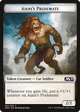 Ajani's Pridemate Token [Core Set 2020 Tokens] - Destination Retro