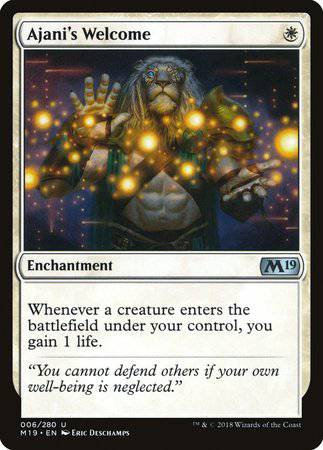 Ajani's Welcome [Core Set 2019] - Destination Retro