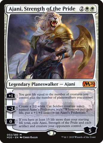 Ajani, Strength of the Pride [Core Set 2020] - Destination Retro