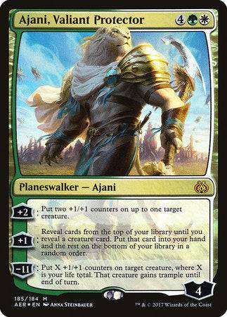 Ajani, Valiant Protector [Aether Revolt] - Destination Retro