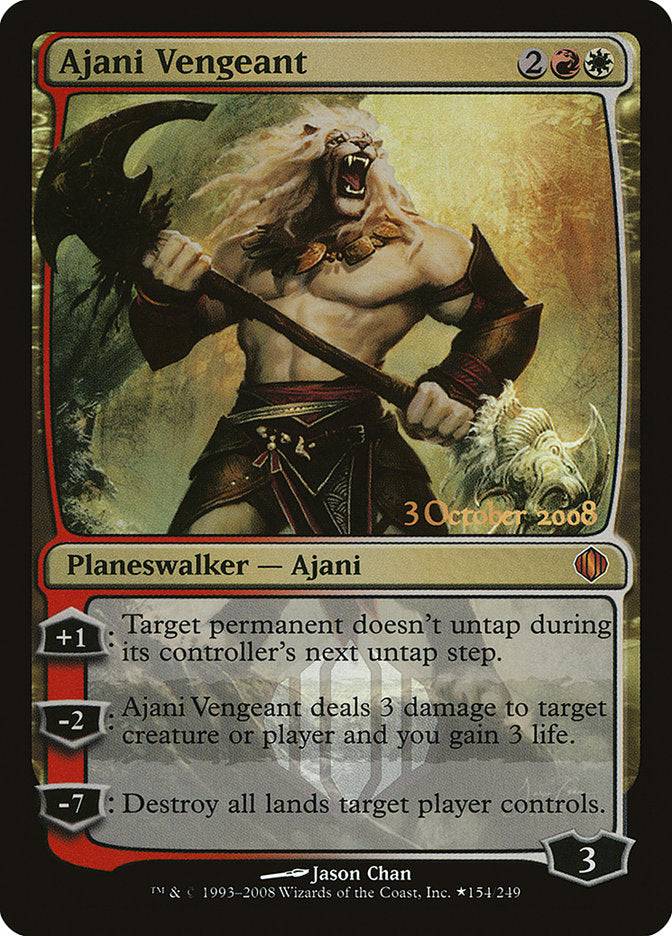 Ajani Vengeant [Shards of Alara Promos] - Destination Retro