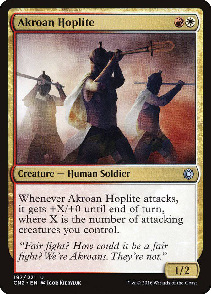 Akroan Hoplite [Conspiracy: Take the Crown] - Destination Retro