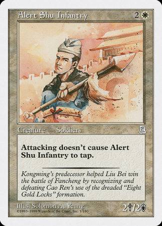 Alert Shu Infantry [Portal Three Kingdoms] - Destination Retro