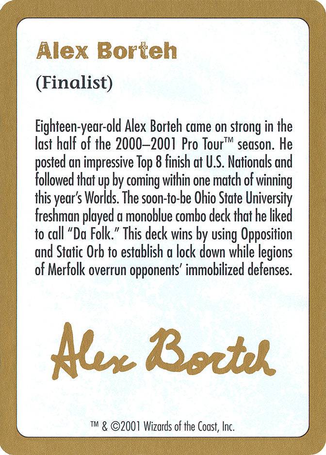 Alex Borteh Bio [World Championship Decks 2001] - Destination Retro