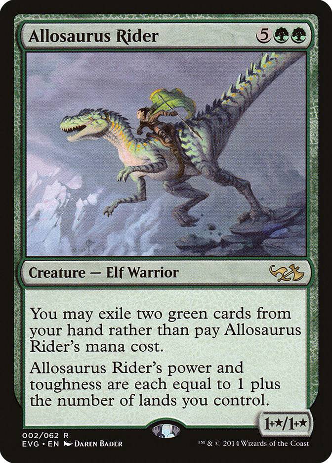 Allosaurus Rider (Elves vs. Goblins) [Duel Decks Anthology] - Destination Retro