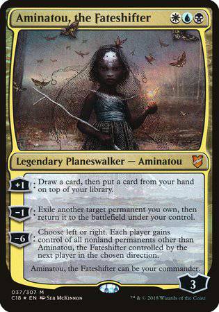 Aminatou, the Fateshifter (Commander 2018) [Commander 2018 Oversized] - Destination Retro