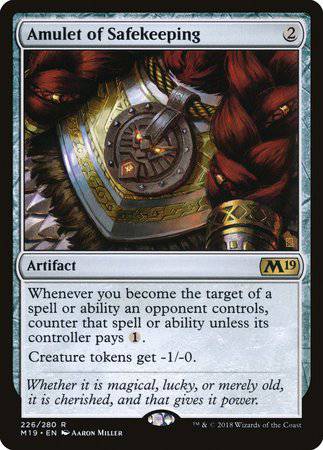 Amulet of Safekeeping [Core Set 2019] - Destination Retro