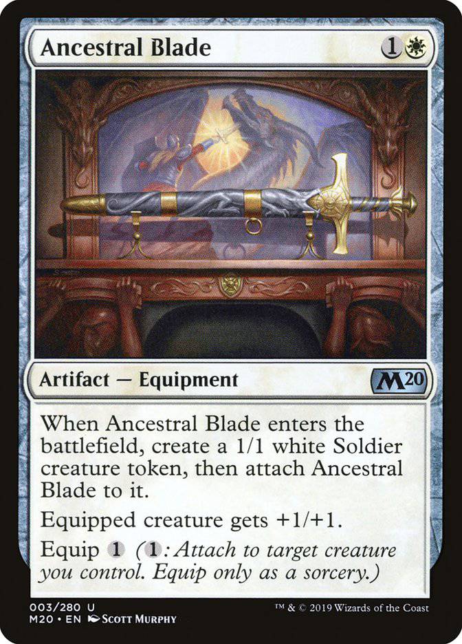 Ancestral Blade [Core Set 2020] - Destination Retro