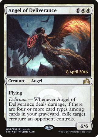 Angel of Deliverance [Shadows over Innistrad Promos] - Destination Retro