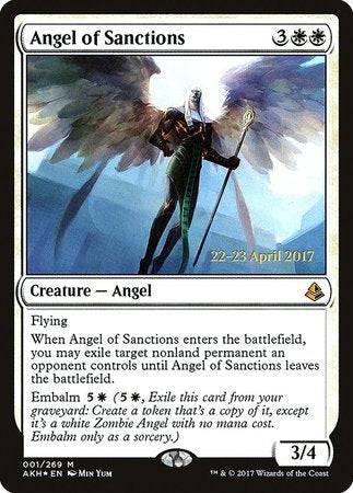 Angel of Sanctions [Amonkhet Promos] - Destination Retro