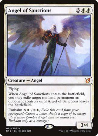 Angel of Sanctions [Commander 2019] - Destination Retro