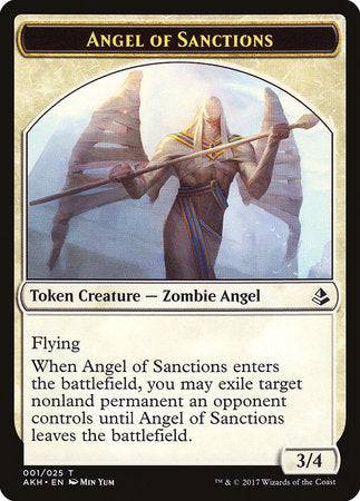 Angel of Sanctions Token [Amonkhet Tokens] - Destination Retro